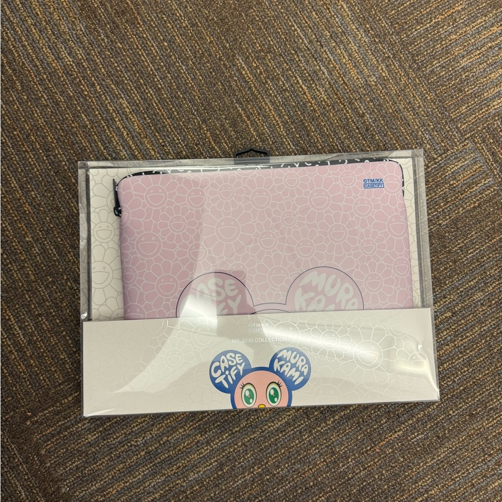 Casetify Pink Tablet Sleeve with Kawaii Design - Picture 3 of 3